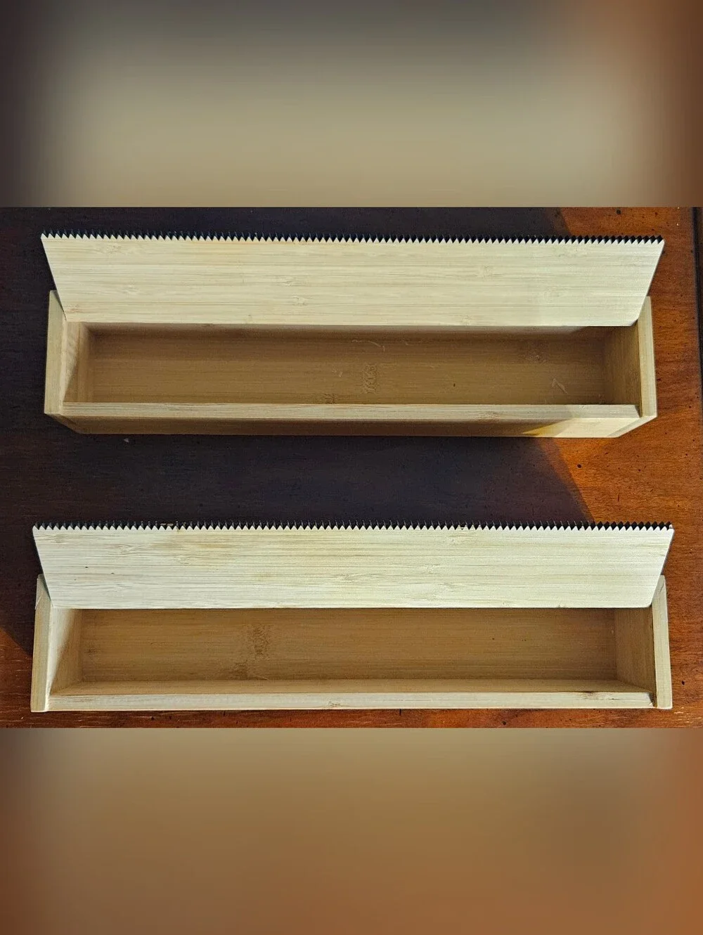 Bamboo Kitchen Organizers - Bags, Foil & Paper - 6 pc Set